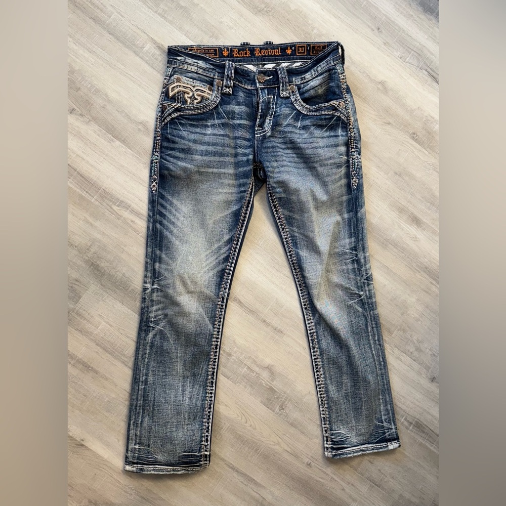 Men’s Rock Revival Jeans - Rolf - 30x30